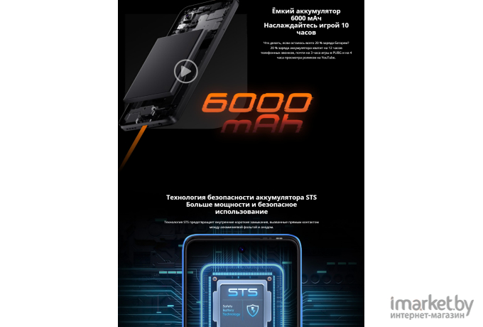 Смартфон Tecno POVA 4 Pro 8GB/256GB Uranolith Grey (LG8n)