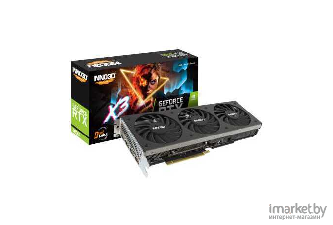 Видеокарта Inno3D GeForce RTX 3080 X3 OC LHR (N30803-106XX-1810VA44H)