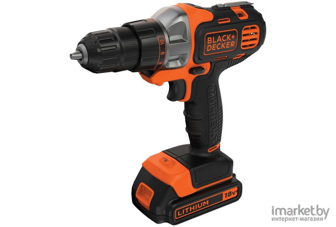 Дрель-шуруповерт Black+Decker MT218KB-QW 2 АКБ, кейс