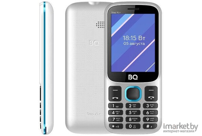 Мобильный телефон BQ-Mobile BQ-2820 Step XL+ (белый/красный)