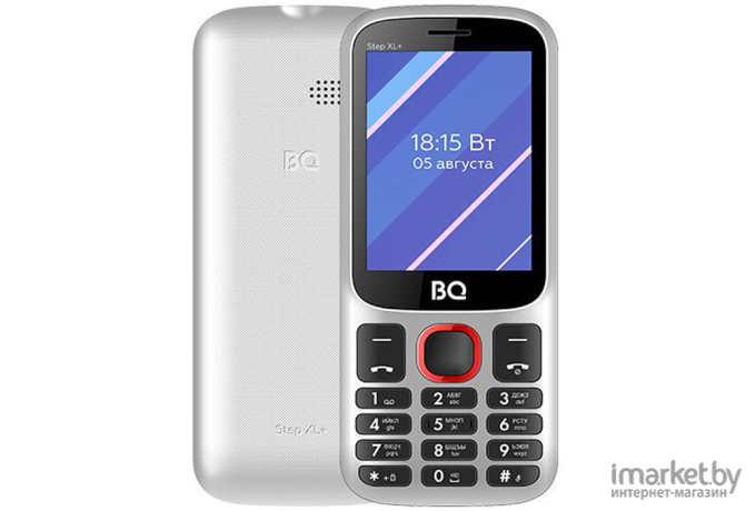 Мобильный телефон BQ-Mobile BQ-2820 Step XL+ (белый/красный)