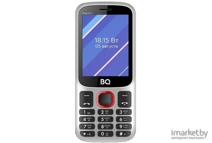 Мобильный телефон BQ-Mobile BQ-2820 Step XL+ (белый/красный)