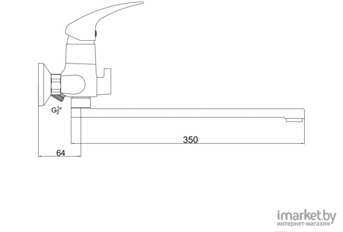 Смеситель Gross Aqua Basic (7211257C-35F)