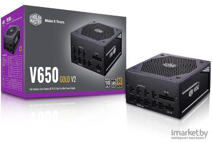 Блок питания Cooler Master V650 Gold - V2 (MPY-650V-AFBAG-EU)