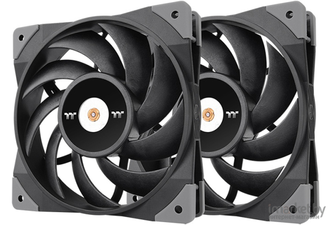 Вентилятор для корпуса Thermaltake ToughFan 12 2-Fan Pack (CL-F082-PL12BL-A)