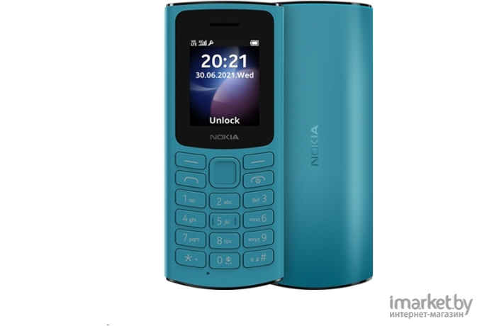 Мобильный телефон Nokia 105 4G Dual SIM (бирюзовый)