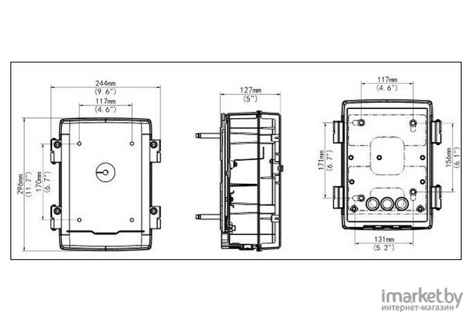 Монтажная коробка Uniview TR-JB12-IN