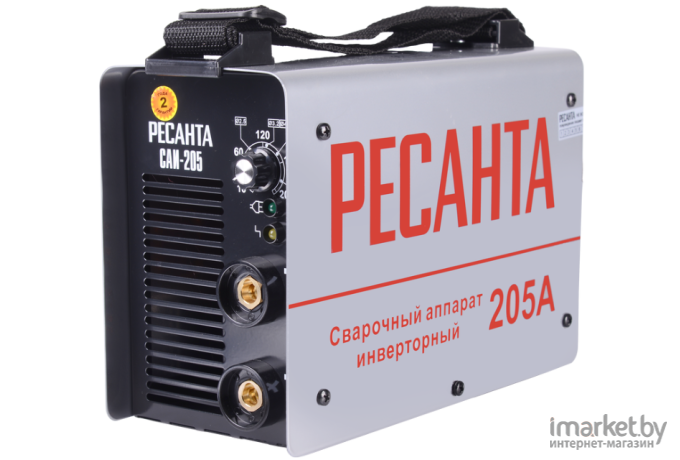 Сварочный аппарат Ресанта САИ205 инвертор ММА DC 7.3кВт