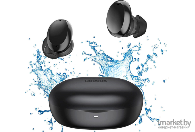 Bluetooth наушники Baseus NGTW060001 Baseus True Wireless Earphones W11 Black