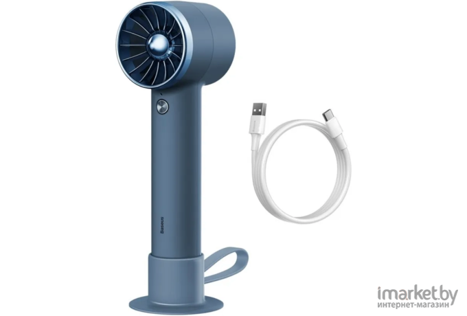 Портативный вентилятор Baseus Flyer Turbine Handheld Fan High Capacity Blue (ACFX010103)