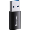 Переходник Baseus ZJJQ000101 Ingenuity Series Mini OTG Adaptor USB 3.1 (M) to Type-C (F) Black