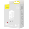 Сетевое зарядное устройство Baseus GAN3 Fast Charger 1C 30W EU White (CCGN0101020)