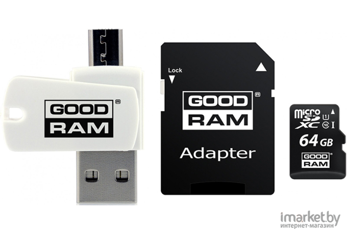 Карта памяти GOODRAM ALL in ONE microSDXC M1A4-0640R12 64GB