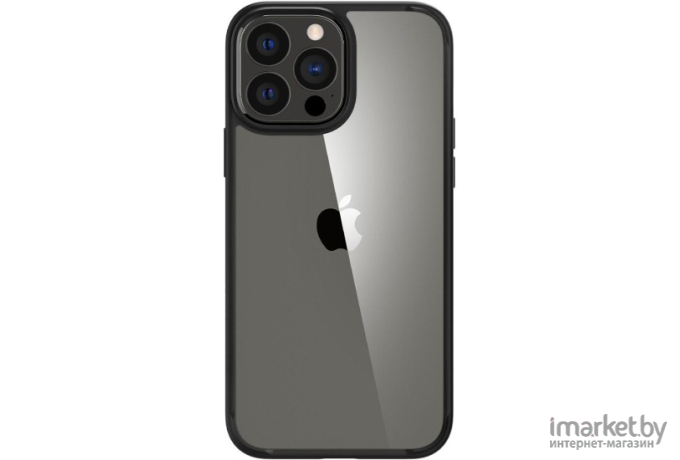 Чехол для iPhone 13 Pro гибридный Spigen SGP Ultra Hybrid прозрачно-черный матовый (ACS03262)