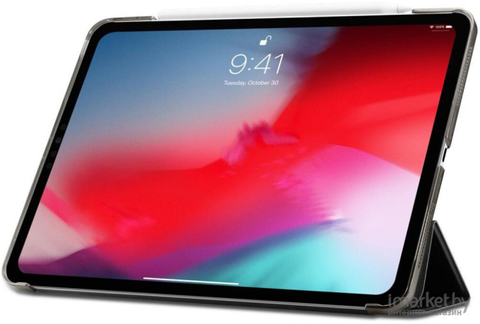 Чехол для iPad Pro 12.9 2018, 2020 книжка Spigen SGP Smart Fold черный