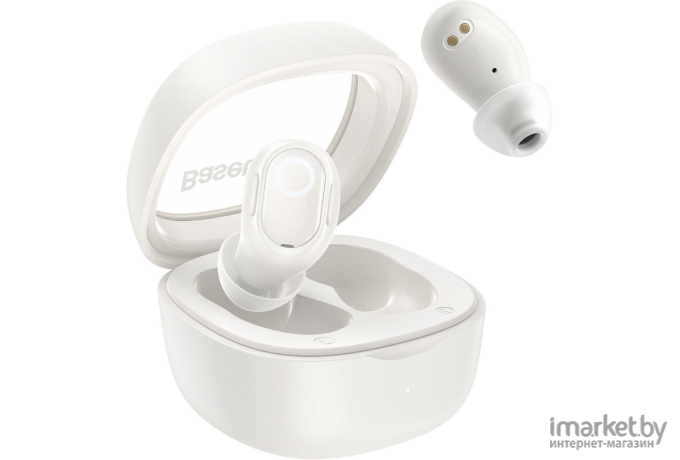 Bluetooth наушники Baseus NGTW180002 Bowie WM02 True Wireless Earphones creamy-white