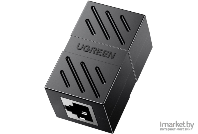 Переходник UGREEN NW114-20390; Сетевой RJ45 (F) to RJ45 (F); для кабелей 1000 Мбит/с; без провода; Black