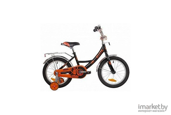 Детский велосипед Novatrack Urban 16 2022 163URBAN.BK22 (черный)