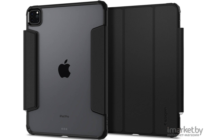 Чехол для iPad Pro 11 2021 книжка Spigen Ultra Hybrid Pro черный