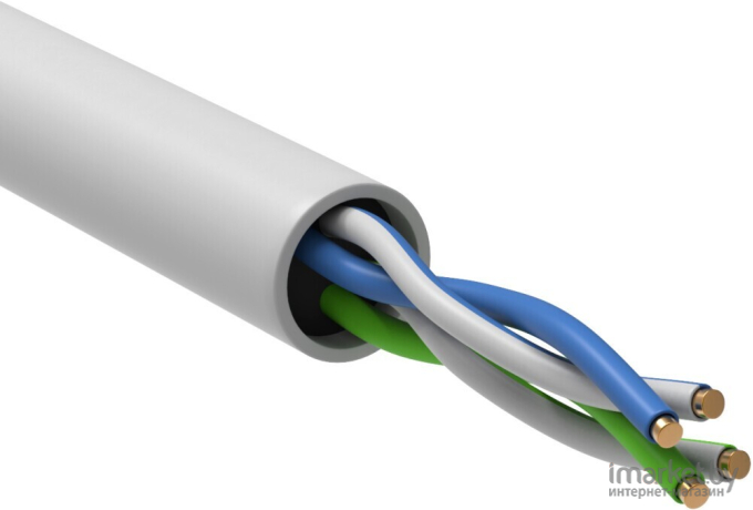 Кабель ITK BC1-C5E02-128-305-G (305 м, белый)