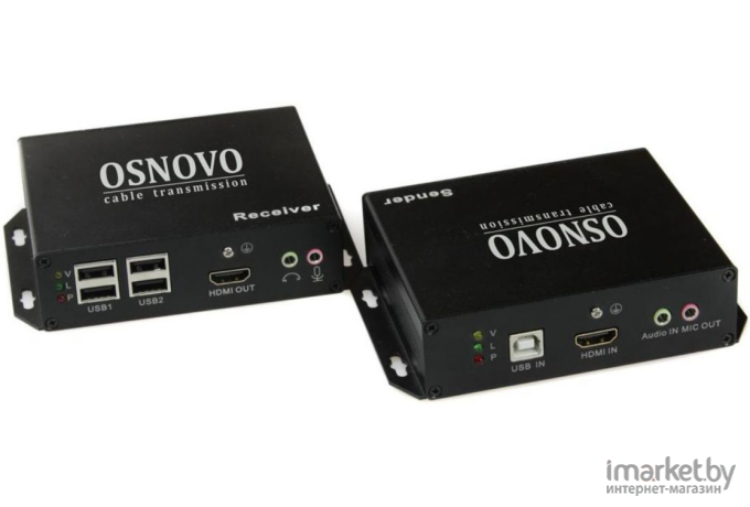 Комплект для передачи Osnovo TLN-HiKMA/1+RLN-HiKMA/1