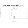 Вентилятор Dreamfan Simple 142
