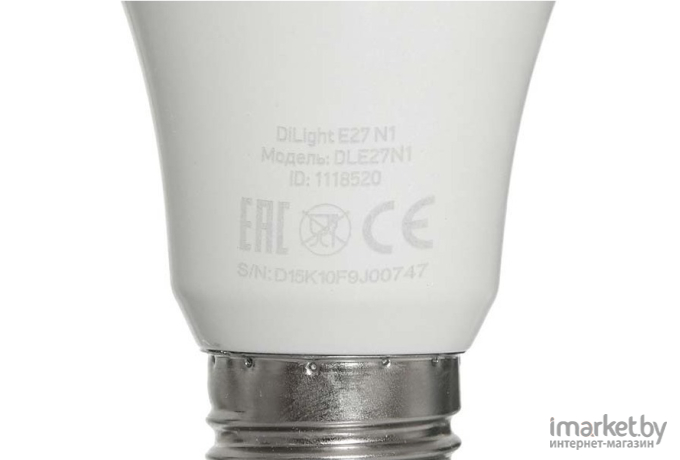 Светодиодная лампочка Digma DiLight E27 N1 (1118520)