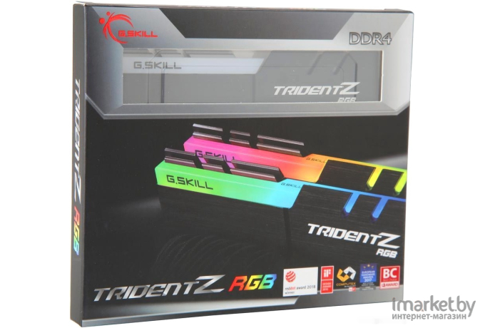 Оперативная память G.Skill Trident Z RGB 2x16GB DDR4 PC4-32000 (F4-4000C18D-32GTZR)