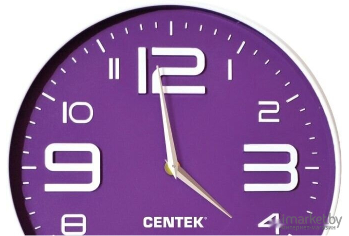 Настенные часы CENTEK СТ-7101 (фиолетовый)