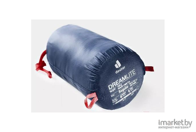 Спальный мешок Deuter Dreamlite L 2021 левый (navy/cranberry)