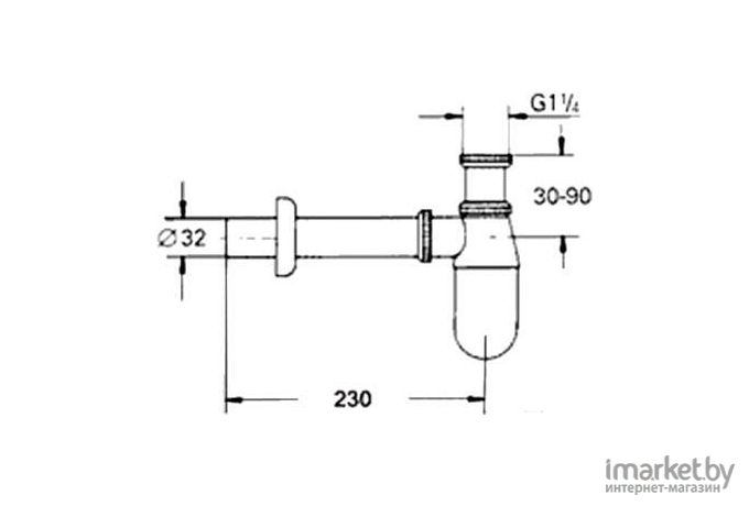 Сифон Armatura 601-054-00