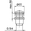 Донный клапан Armatura 660-254-00