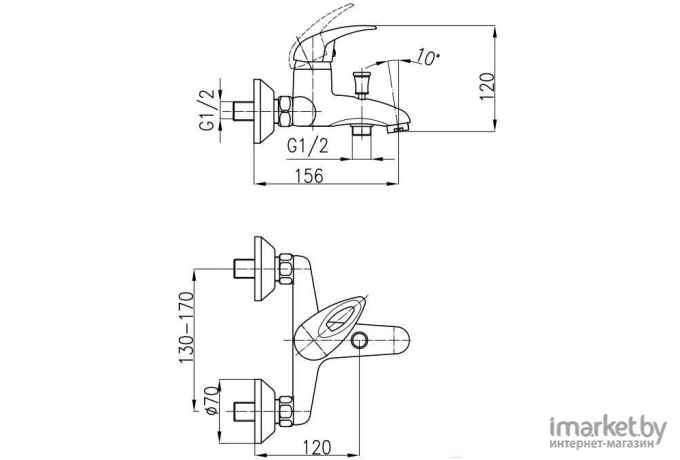 Смеситель Armatura Kroma 544-030-00