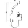 Душевая система Potato P3544-5