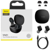 Наушники Baseus Encok True Wireless Earphones WM01 Black (NGWM01-01)