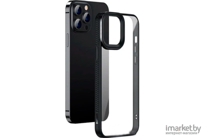 Накладка Baseus Crystal для iPhone 13 Pro Max Black (ARJT000201)