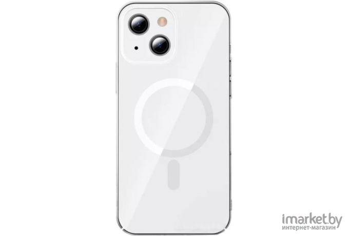 Накладка Baseus Crystal Magnetic для iPhone 13 Pro прозрачная + защитное стекло (ARJT000102)