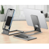 Подставка для смартфона Baseus Foldable Metal Desktop Holder (LUKP000013) Gray