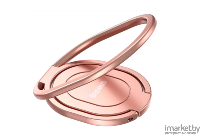 Держатель-кольцо Baseus Rails Phone Ring Stand/Holder (LUGD000015) Rose Gold