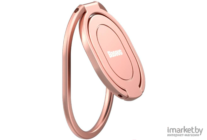 Держатель-кольцо Baseus Rails Phone Ring Stand/Holder (LUGD000015) Rose Gold