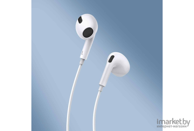 Наушники Baseus NGCR020002 Encok 3.5mm lateral in-ear Wired Earphone H17 White