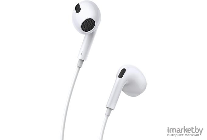 Наушники Baseus NGCR020002 Encok 3.5mm lateral in-ear Wired Earphone H17 White