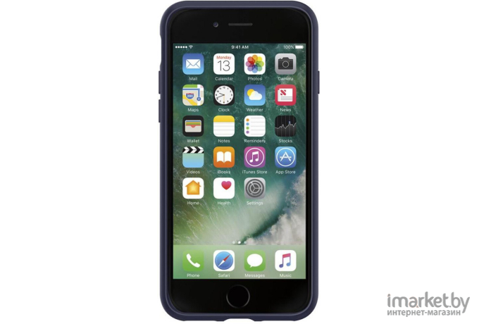 Чехол для телефона Spigen Liquid Air iPhone 7/8/SE 2020/2022 Midnight Blue (042CS21189)