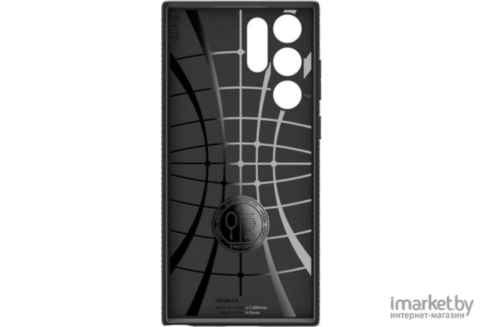 Чехол для телефона Spigen Liquid Air GalaxyS22 Ultra Matte Black (ACS03915)