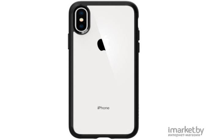 Чехол для телефона Spigen Ultra Hybrid iPhone X/Xs Matte Black (063CS25116)