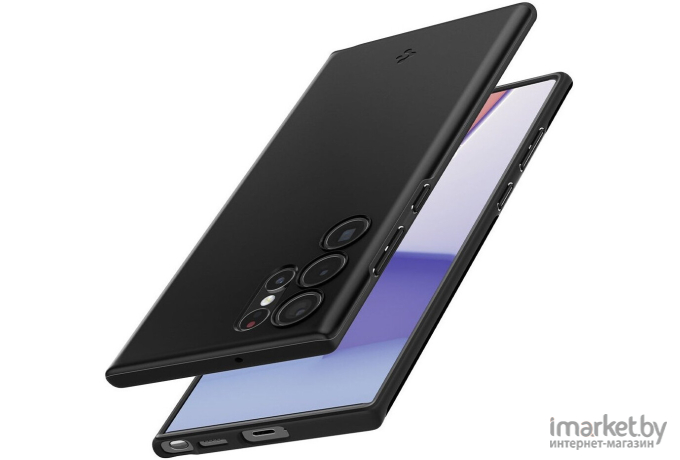 Чехол для телефона Spigen thin fit Galaxy S22 Ultra Black (ACS03911)