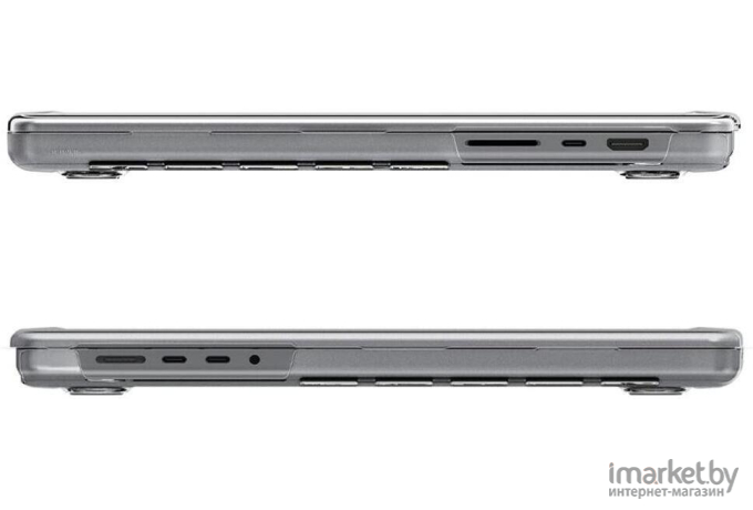 Чехол для ноутбука Spigen thin fit macbook Pro 16 2021-2022 Crystal Clear (ACS04210)