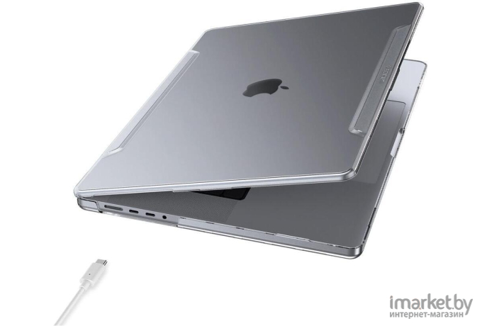 Чехол для ноутбука Spigen thin fit macbook Pro 16 2021-2022 Crystal Clear (ACS04210)