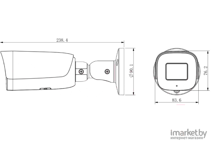 IP-камера Tiandy TC-C32UN белый (I8/A/E/Y/M/2.8-12mm/V4.0)