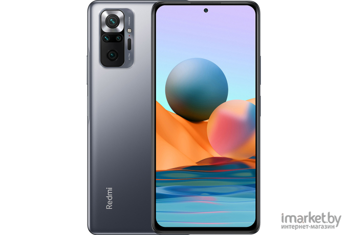 Смартфон Xiaomi REDMI NOTE 10 Pro 8GB/256GB Onyx Gray EU (M2101K6G)